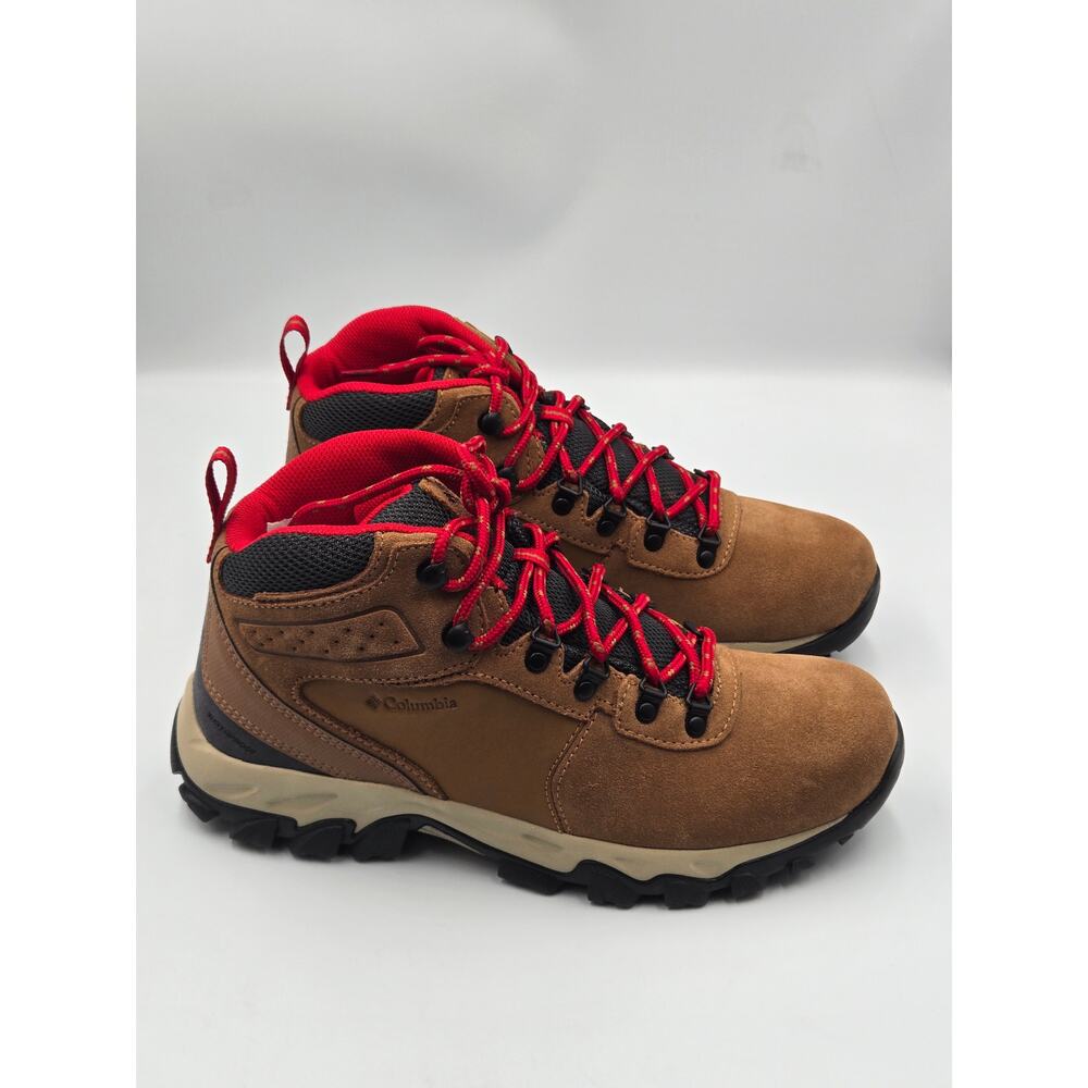 Columbia Newton Ridge Plus II Suede WP Boots Men’s Size 9 Brown Waterproof Hike - Picture 6 of 8